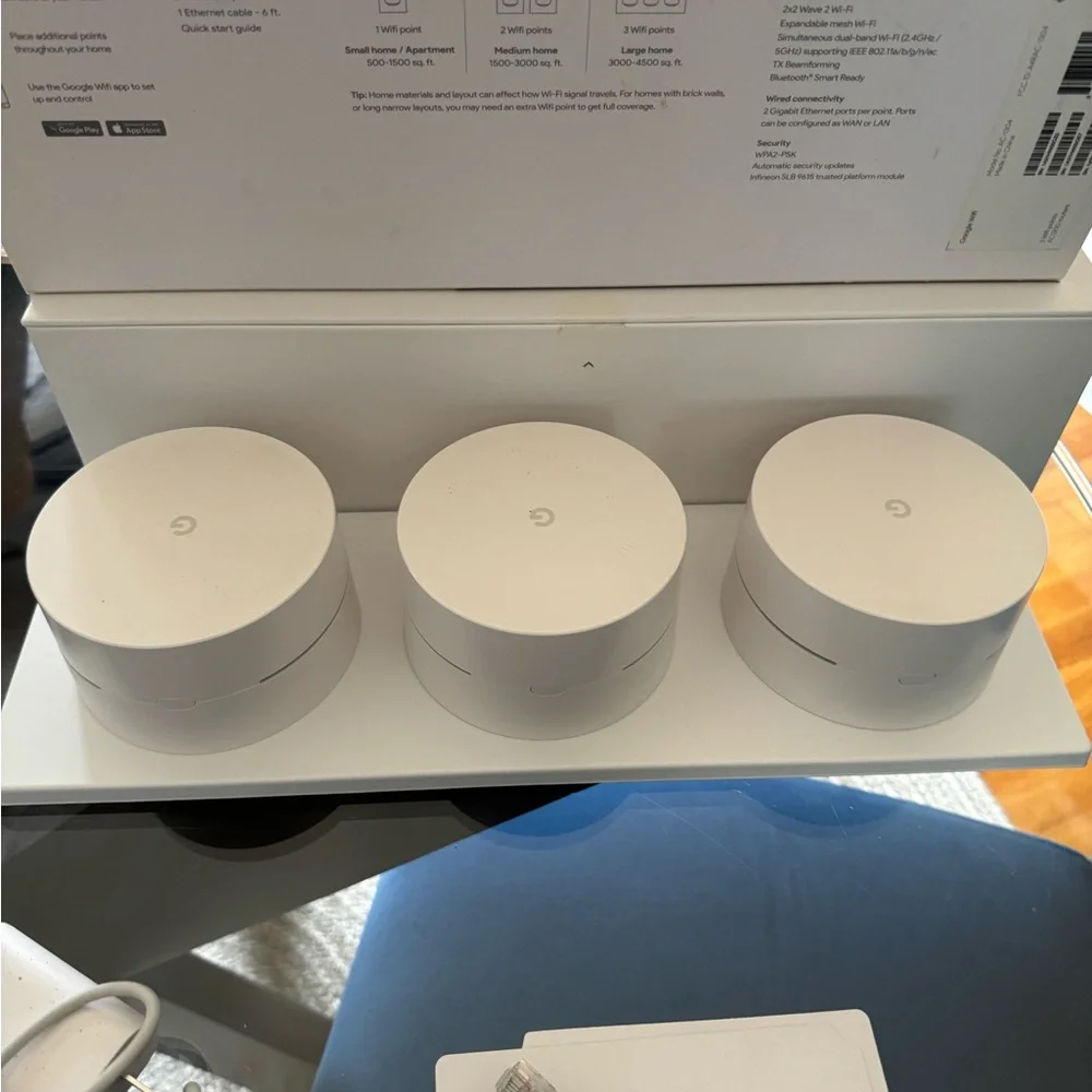 Google Nest WiFi System 3-Pack Model NLS-1304 (White)